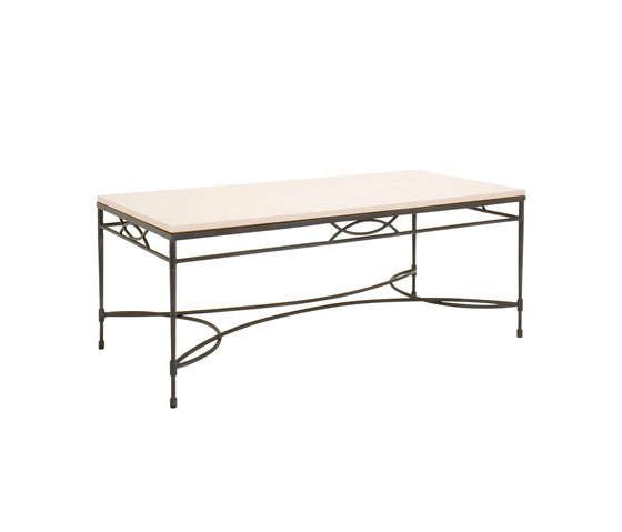 AMALFI STONE TOP COCKTAIL TABLE RECTANGLE 122 | Coffee tables | JANUS et Cie