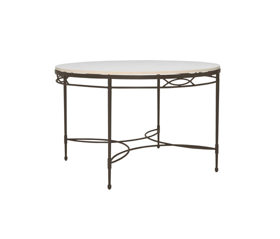 AMALFI STONE TOP DINING TABLE ROUND 122 | Dining tables | JANUS et Cie