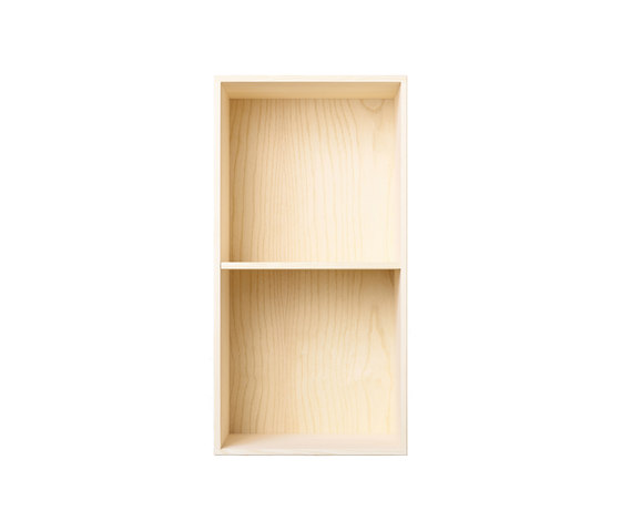 Bookcase Solid Ash Half-Size Vertical M30 | Shelving | ATBO Furniture A/S