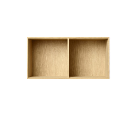 Bookcase Solid Oak Half-Size Horizontal M30 | Shelving | ATBO Furniture A/S