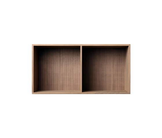 Bookcase Solid Walnut Half-Size Horizontal M30 | Étagères | ATBO Furniture A/S