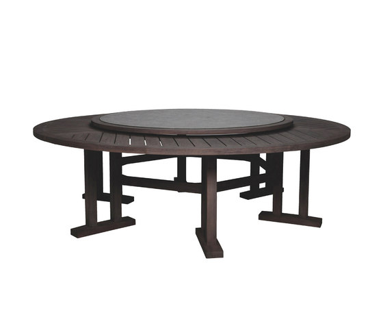 ARBOR DINING TABLE ROUND 239 WITH LAZY SUSAN | Dining tables | JANUS et Cie