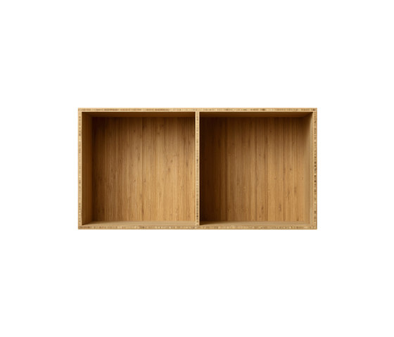 Bookcase Bamboo Half-Size Horizontal M30 | Shelving | ATBO Furniture A/S