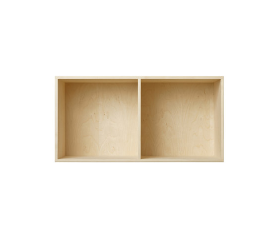 Bookcase Plywood Birch Half-size Horizontal M30 | Étagères | ATBO Furniture A/S