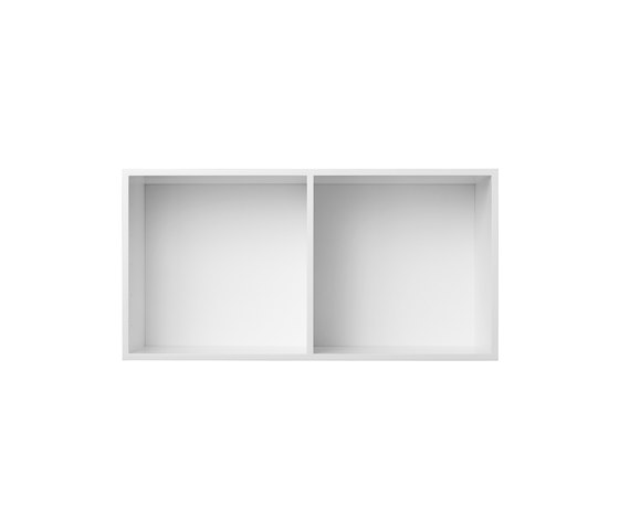 Bookcase Polar White Half-Size Horizontal M30 | Shelving | ATBO Furniture A/S