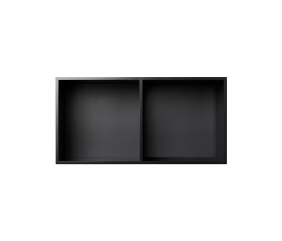 Bookcase Graphite Grey Half-Size Horizontal M30 | Étagères | ATBO Furniture A/S