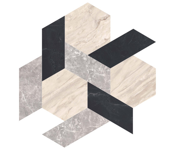 Newluxe Floor | Mod C/2 Ivory | Ceramic panels | Marca Corona
