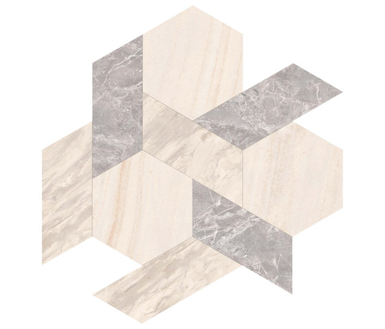 Newluxe Floor | Mod C/2 White | Ceramic panels | Marca Corona