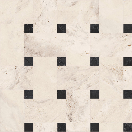 Newluxe Floor | Tessera Treccia Reflex Ivory | Ceramic tiles | Marca Corona