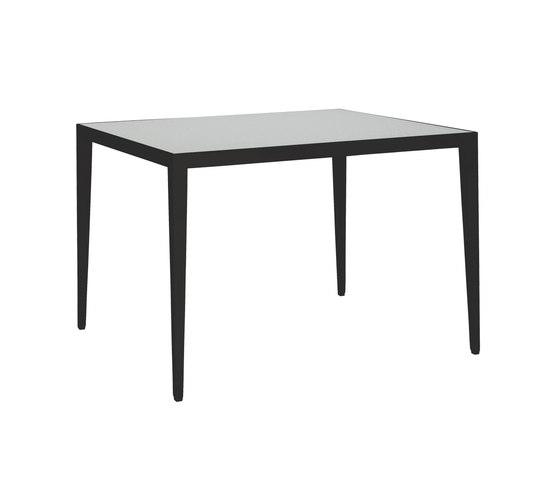 SLANT GLASS TOP CONTINENTAL TABLE RECTANGLE 92 | Dining tables | JANUS et Cie