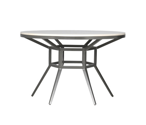 SLANT STONE TOP DINING TABLE ROUND 122 | Dining tables | JANUS et Cie