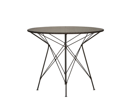 WHISK WOVEN TOP DINING TABLE ROUND 90 | Mesas comedor | JANUS et Cie