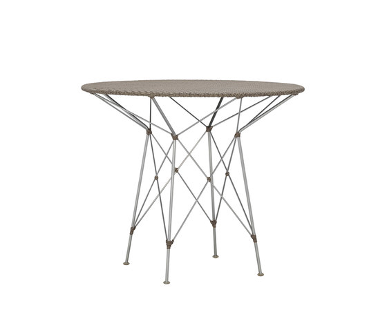 WHISK WOVEN TOP DINING TABLE ROUND 90 | Dining tables | JANUS et Cie