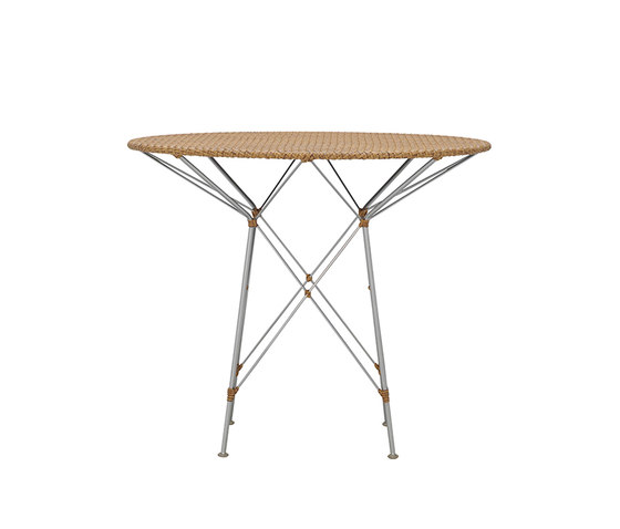 WHISK WOVEN TOP DINING TABLE ROUND 70 | Mesas comedor | JANUS et Cie
