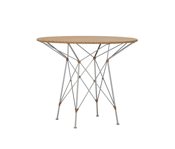 WHISK WOVEN TOP DINING TABLE ROUND 70 | Mesas comedor | JANUS et Cie