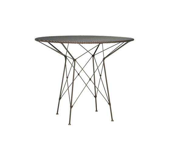 WHISK WOVEN TOP DINING TABLE ROUND 70 | Dining tables | JANUS et Cie