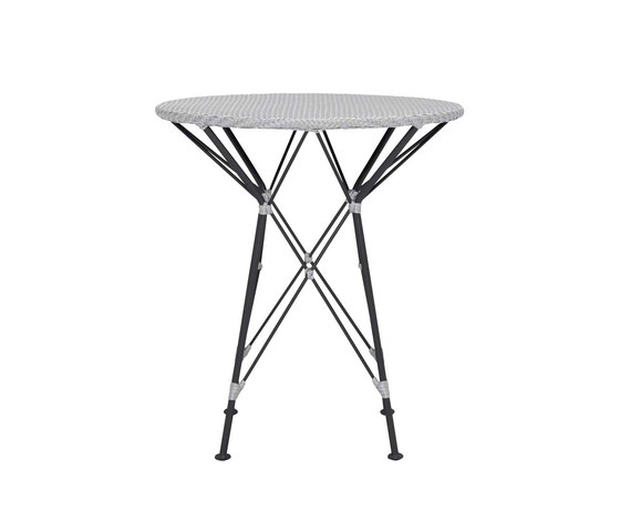 WHISK RATTAN WOVEN TOP SIDE TABLE ROUND 52 | Mesas auxiliares | JANUS et Cie