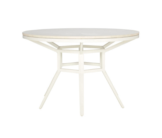 SLANT STONE TOP DINING TABLE ROUND 122 | Dining tables | JANUS et Cie