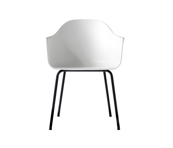 Harbour Dining Chair | Steel base / White Plastic | Sillas | Audo Copenhagen