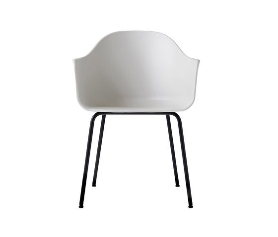 Harbour Dining Chair | Steel base / Light Grey Plastic | Sedie | Audo Copenhagen