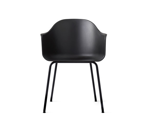 Harbour Dining Chair | Steel base / Black Plastic | Chairs | Audo Copenhagen