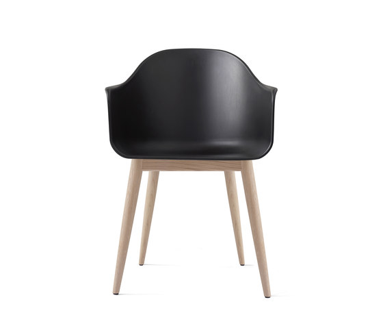 Harbour Dining Chair | Wood base / Natural Oak / Black Plastic | Sedie | Audo Copenhagen