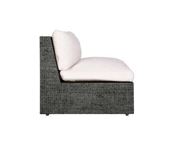 SEE! RATTAN CLOSED MODULE CENTER X WIDE | Modular seating elements | JANUS et Cie