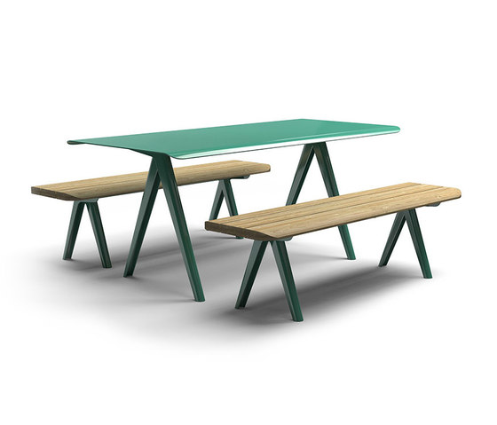 Nunu bench & table | Sistemi tavoli sedie | Vestre