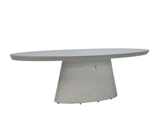 STRADA STONE TOP DINING TABLE OVAL 260 | Dining tables | JANUS et Cie