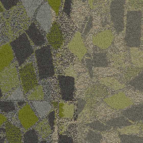 Human Connections 8343003 Stone Course Greenstone | Carpet tiles | Interface