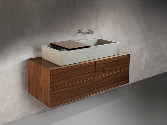 dade SALONE washstand furniture | Meubles sous-lavabo | Dade Design AG concrete works Beton