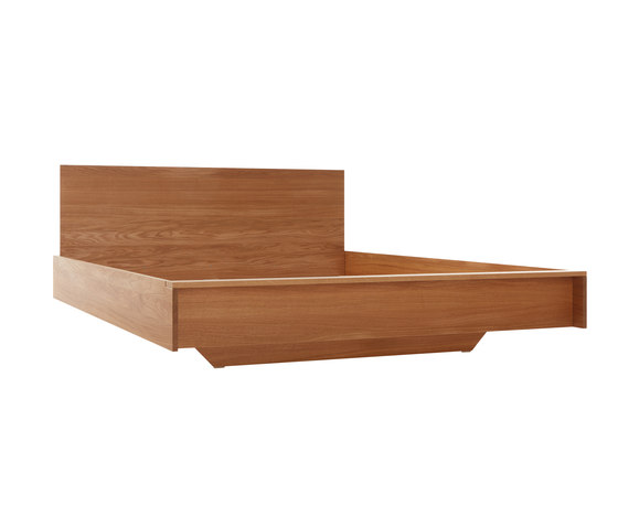 Flai Bed solid oak with headboard | Camas | Müller small living