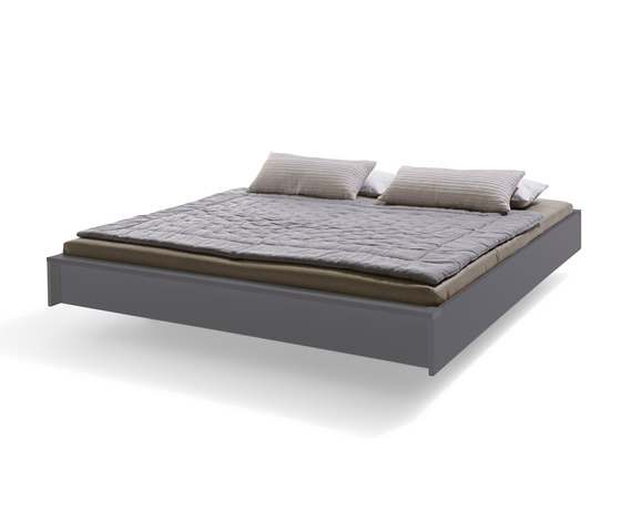 Flai bed lacquered anthracite | Beds | Müller small living