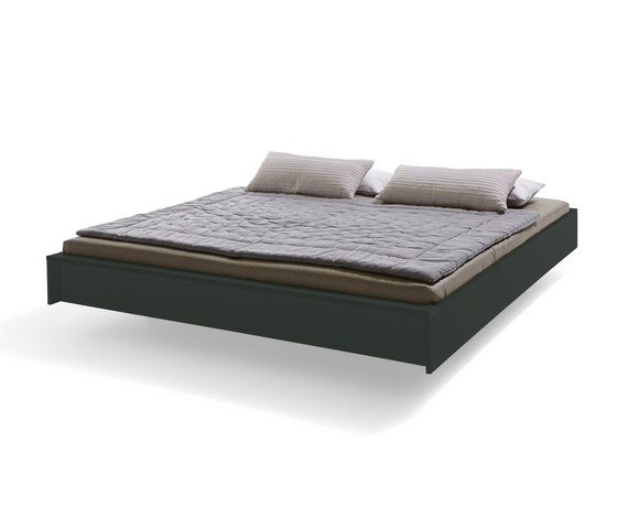 Flai Bed lacquered anthracite gray | Beds | Müller small living