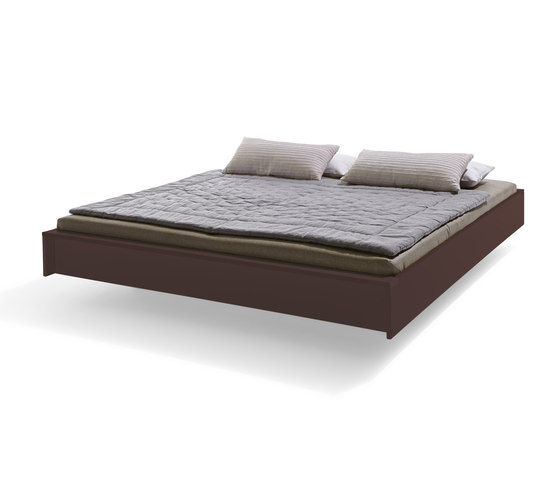 Flai Bed lacquered gray brown | Beds | Müller small living