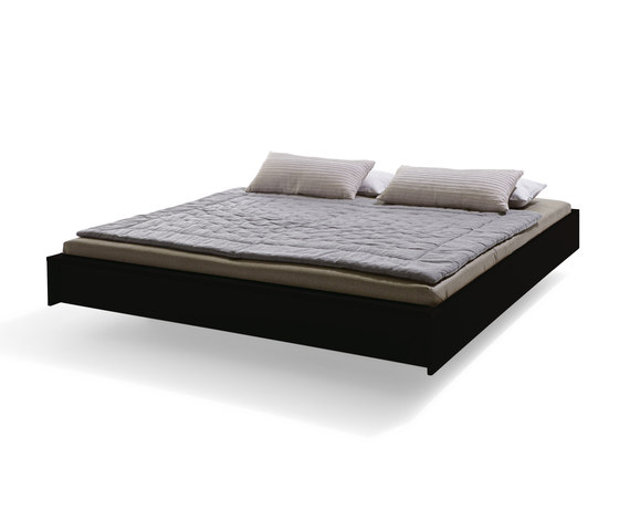 Flai bed lacquered graphite black | Beds | Müller small living