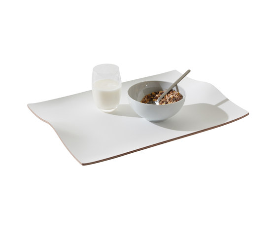 Wave tray white | Bandejas | Müller small living