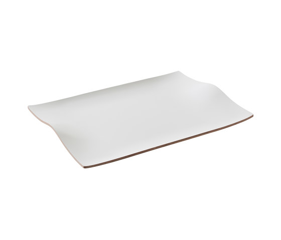 Wave tray white | Plateaux | Müller small living