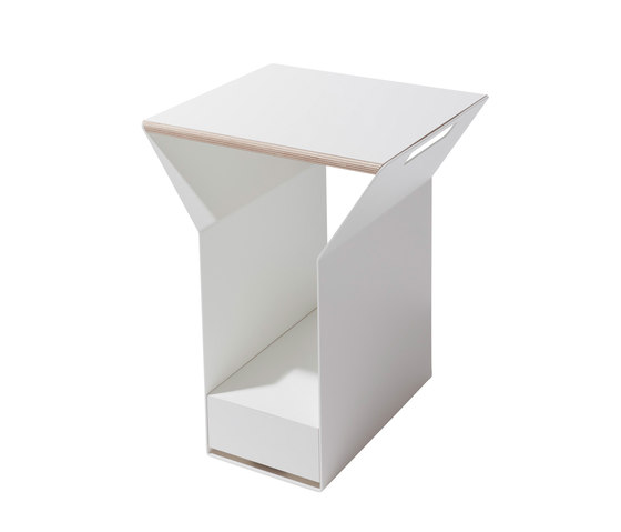 Ypps side table CPL white, metal | Mesas auxiliares | Müller small living