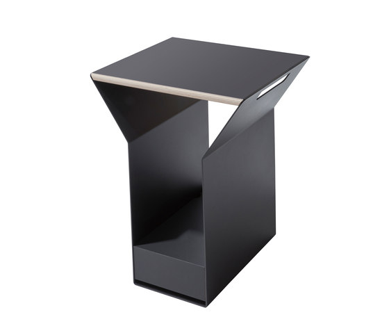 Ypps side table CPL black, metal | Mesas auxiliares | Müller small living