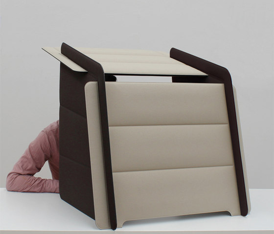 ECObooth | Acoustic panel for desks | Table accessories | Slalom