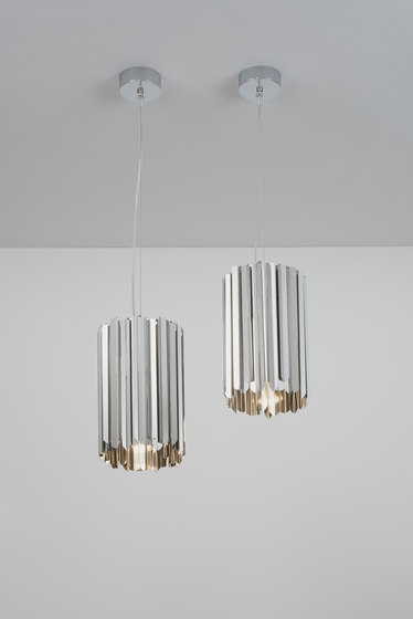Facet Pendant polished stainless steel | Lampade sospensione | Tom Kirk Lighting