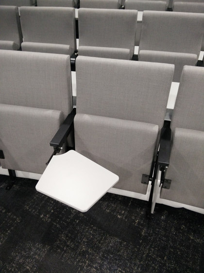 Folding Tables | Armrest table | Sedute auditorium | Hamari