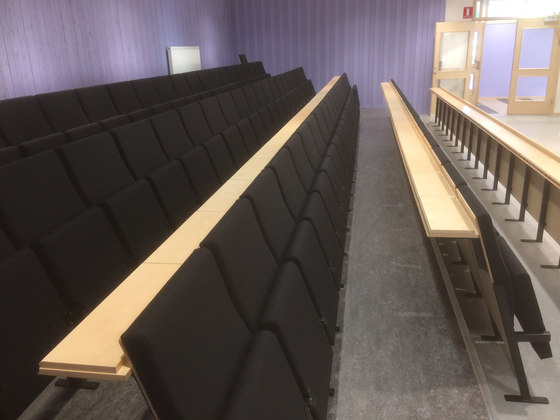 Fixed Tables | Semi-Folding table | Sedute auditorium | Hamari