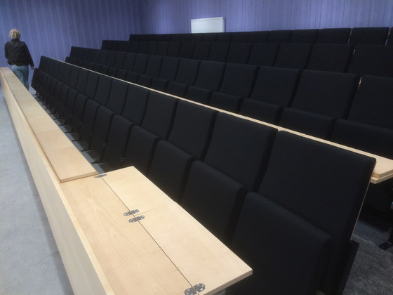 Fixed Tables | Semi-Folding table | Sedute auditorium | Hamari