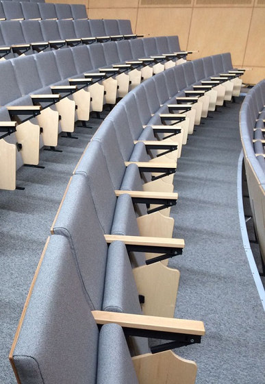 Folding Tables | Armrest table | Sedute auditorium | Hamari