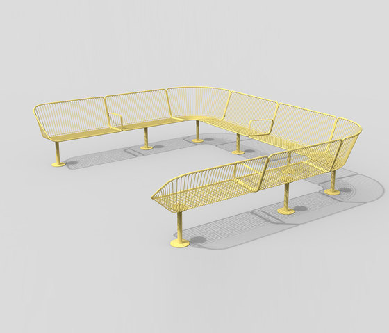Korg modular backed bench | Sitzbänke | nola