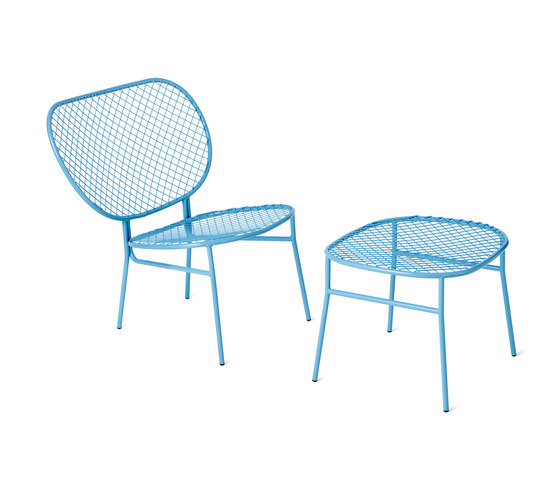 Wimbledon side chair and foot stool | Chaises | nola