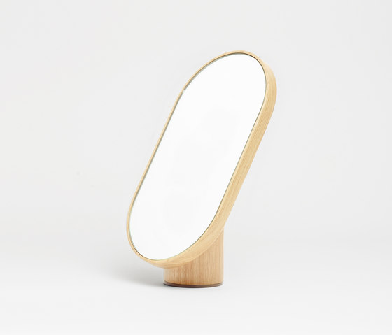 Woodturn Mirror Oak | Bath mirrors | tre product