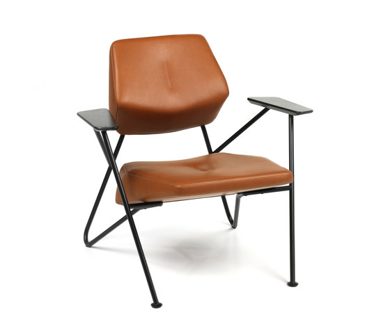 Polygon easy chair leather | Poltrone | Prostoria